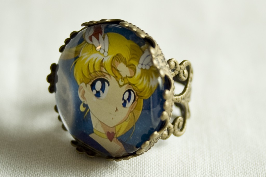 Sailor Moon anillo princesa 20mm 2