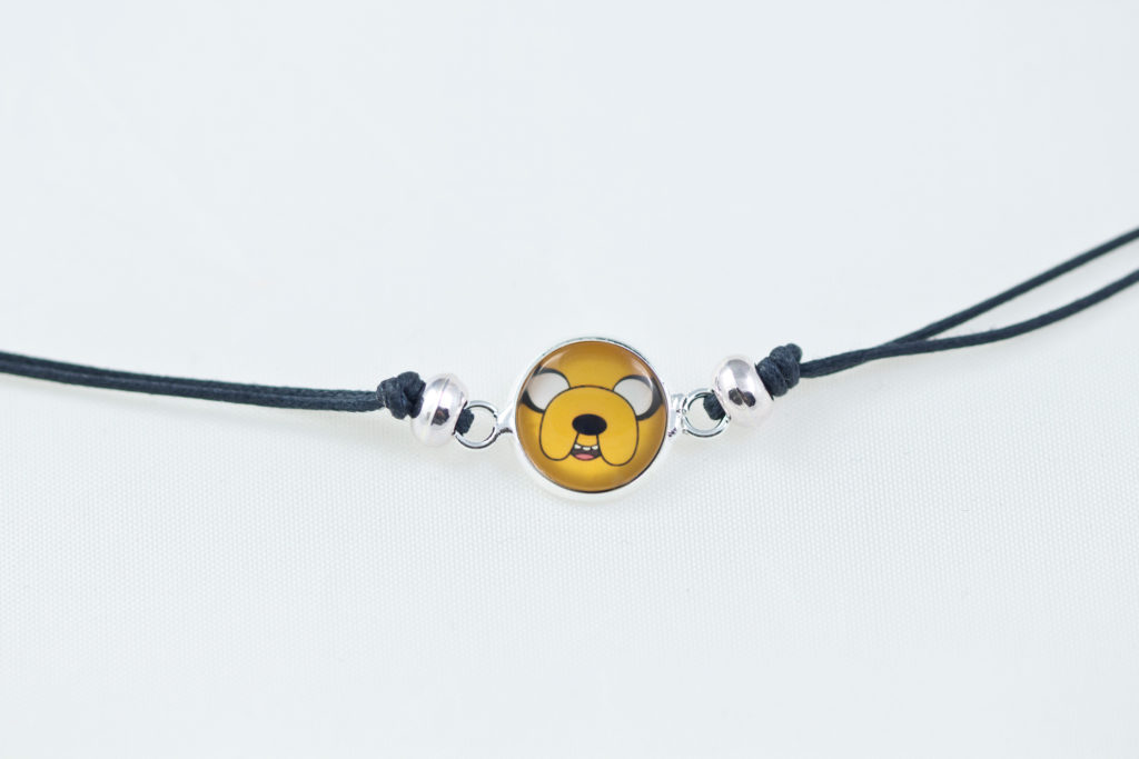 Adventure Time Jake Adjustable Cord and beads Bracelet