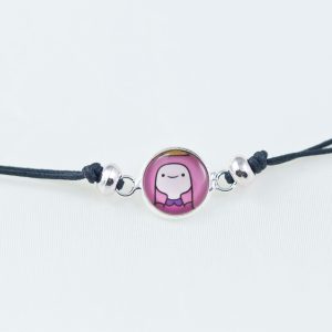 Adventure Time Princess Bubblegum Adjustable Cord and beads Bracelet