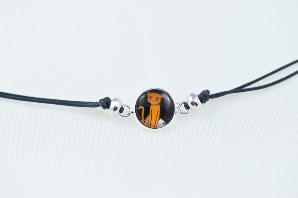 Fruits Basket Kyo and Tohru Adjustable Cord and beads Bracelet