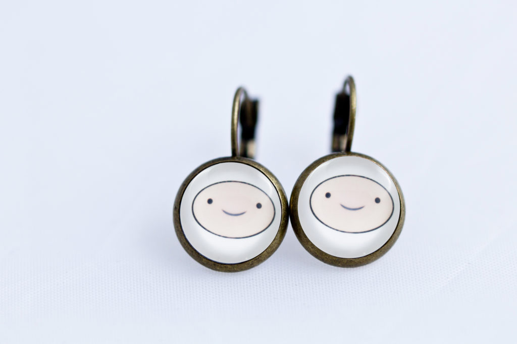 Adventure Time Finn dangle Earrings