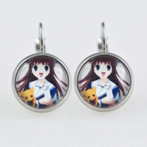 Chica Manga Fruits Basket Earrings dangle Stailess steel characters