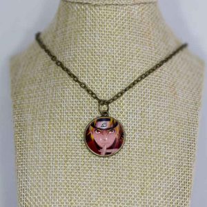 Chica Manga round bronze necklace Naruto