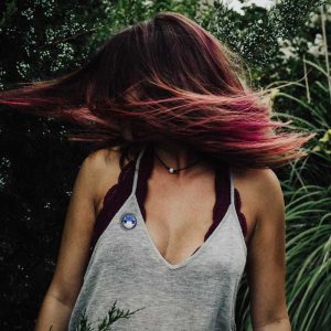 Chica Manga Blue Hair Girl Pin