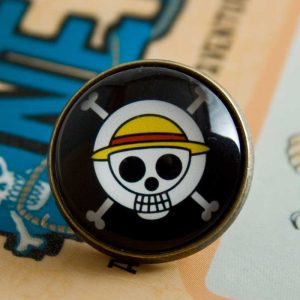 Chica Manga One Piece Straw Hat Pirates Badge